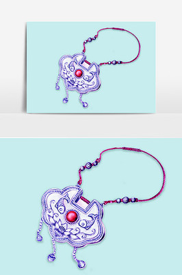 长命锁 承载祝福的东方饰物，从传统纹样到现代设计