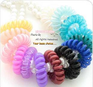 电话线圈与发圈 潮流饰品中的日韩热销风